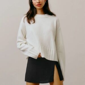 Reformation Black Mini Skirt